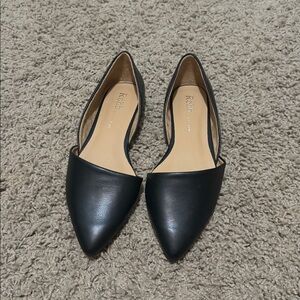 New Rohb Joyce Azria Black Flats Size 7M